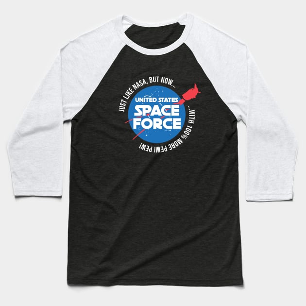 Space Force Baseball T-Shirt by gnotorious